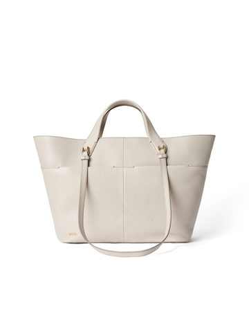 ECCO TOTE M PEBBLED LEATHER BAG